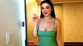 Teensdoporn - very first timer (Melissa May) takes a cum bathtub!