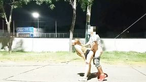 Street Sex: Girl Exposes Vagina&#x1F32E;&#xFE0F; With Semen, No Panties