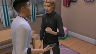 A&nbsp;naive boy invites a stranger to his home. (The Sims 4)
