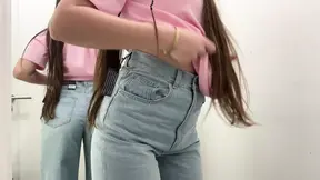 She Tried on a Sexy Dress and Got Fucked Hard at Home