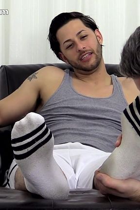 Bobby's Feet &amp; Dirty White Socks Worshiped