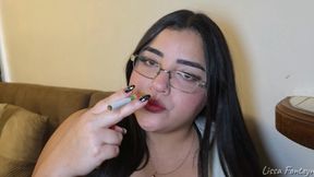 ASMR - VORE - CHEWING GUM - Smoking worship