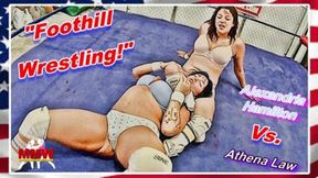 Wrestling Foothills! WMV