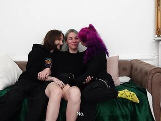 Real French Amateur Pair Bang in Trio with a Beautiful Trans Gal
