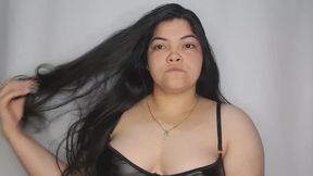 Sensual erotic yawn