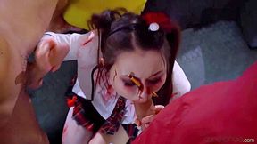 Zombie teen 18+ Halloween Double Team