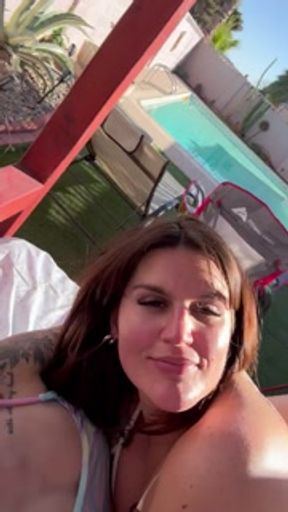 Lesbian porn REAL milf with big tits and big ass and petite blonde licking and sucking close up