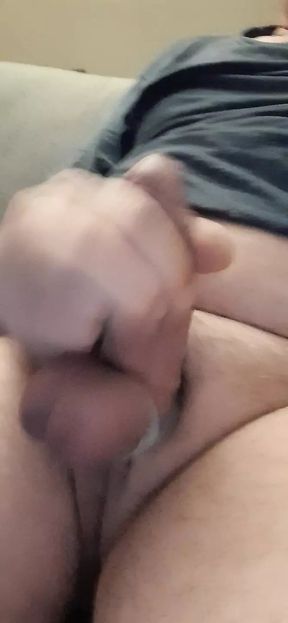 Jerking off with ring Cum 2