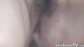 ”Japanese wifey finds a hidden spot at home & masturbates”