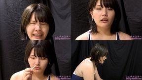 Haruna Kawai - CLOSE-UP of Japanese cute girl SNEEZING - MOV