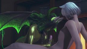 Furry Yaoi Pervert Ruins Horny Dragon Boy with Creampie Rough Sex