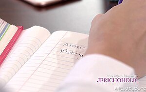 Webyoung, abella danger & avi love finger eachother during study break