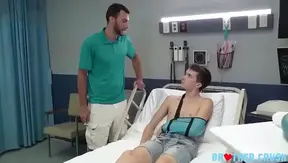 Stepbro Brian Rims and Barebacks Alex in steamy hospital scene – HD 720p