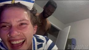 behind the scenes!! ahanu reed & matt bishop get eaten by bugs while filming a scene!!