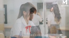 ModelMedia Asia - My girlfriend in college getting fucked by a black guy's huge cock