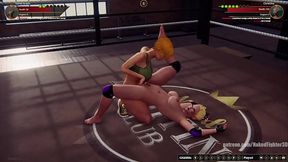 Karen Krash VS Christina (Naked Fighter 3D)