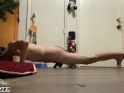 Naked Stretching and Workout with Ryan Fenrir