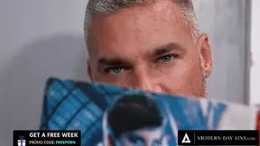 Perv catches girl getting fucked by dildo then joins in public