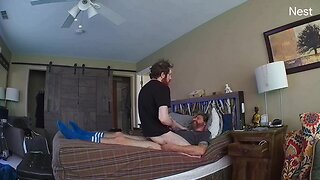 Experiencing daddys big cock first thing in the morning