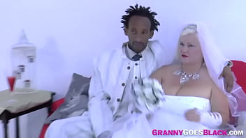 Gilf bride riding big black dick