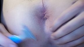 Shaving my man penetrate fuck hole