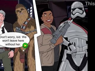STAR WARS. Star Cum parody three