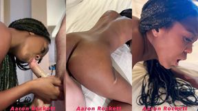 perfect body ebony volleyball athlete enjoys doggystyle from white coach