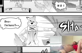 Gay furries yiff hard in bed wrecked by horny cumshots