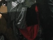 HOT LEATHER PANTS ARE THE BEST TO FUCK
