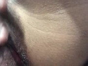 Tick tick only fans babe Finger fucking my Hairy and wet lesbian pussy!!!
