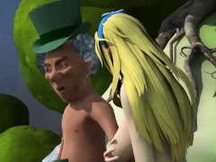 3D Alice in Wonderland gets fucked by the rabbit