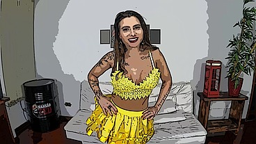 Jully Souza em anal intenso versão desenho