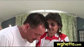 Long White Dick Roughly Fucks Her Pink Pussy 14