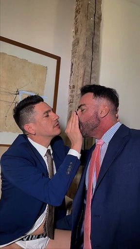 My Coworker Fucks Me While Wearing a Suit