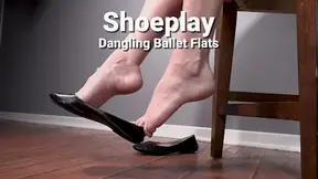 Side View Shoeplay Dangling Well-Worn Ballet Flats FootPlay - Kylie Jacobsx