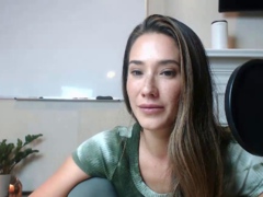 Latina teen Renae Cruz hot solo dildo masturbation