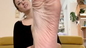 Join me coming home after a long day, taking off my nylons stockings…