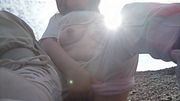 野外で乳首オナニーしてたら誰か来たので移動してオナニーしたら興奮してすぐイクッ♥️