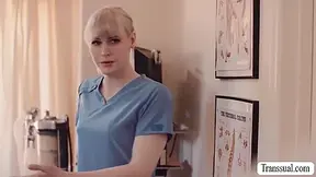 Shemale Masseuse Massages And Fuck The Ass Of