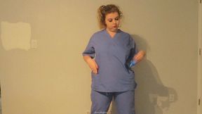 Nurse Anna Prostate Exam and Pegging