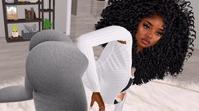 Slow Twerk Ebony Ass Silent Domination