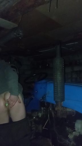 After a corporate party with a drink in anal