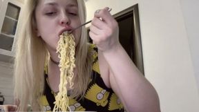 ASMR FOOD STUFFING AGONY