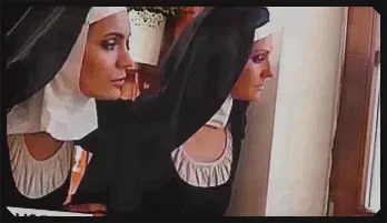 Seductive Lesbian Nuns in HD Action