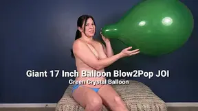Green Balloon B2P Bundle - 17 Inch Green Crystal Balloons JOI Bundle
