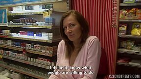 Slender Czech Milf Getting Pounded Hard In Her Shop