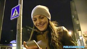 Lost Russian Milf Gags On Thick Dick For Taxi Money