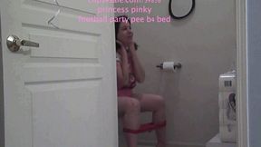 FOR THE FOOTBALL LOVERS PRINCESS PINKY CELEBRATES SUPERBOWL SUNDAY FUNDAY TOILET PEE AND MORE CUTENESS