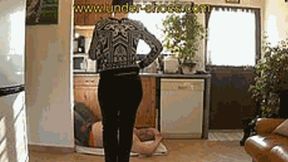 Miss Katarina extreme black wedges shoes face demolition ( ULTRA HARD VIDEO )