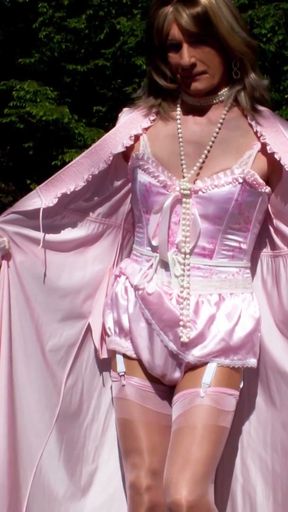 A Day In Silk And Satin - fine cumshot unavoidable   Clip 1
